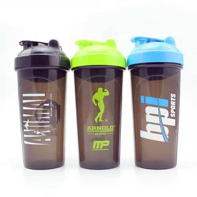 China Shaotian Viable Logo Outdoor Sports Gym Water Custom Wholesale Bottles Plastic Protein Shaker Cup BPA Free Mixer Protien Shake Cup for sale