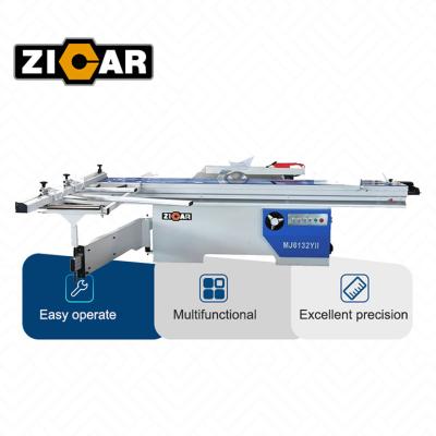 China ZICAR horizontal high quality woodworking machine wooden push sliding table saw high precision sliding table saw with shaper for sale