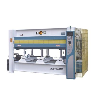 China Building Material Shops ZICAR Hydraulic Hot Press For Plywood Wood Door Making Machine JY3848AX120T Hot Press Machine For MDF for sale