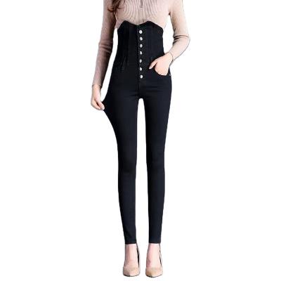 China Breathable Jeans For Women Fashion Women New Style Skinny Women's Stretch Waist Classic Jeans Tops for sale