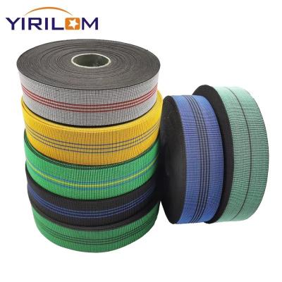 China Sofa Webbing in 1.4mm-1.5mm Thickness 75pcs Rubber and Polypropylene for Customer Requirements for sale