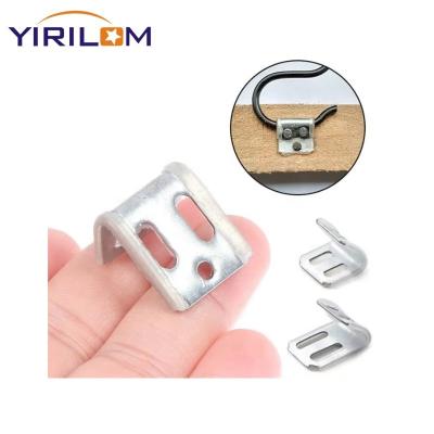 China OEM Quality Sofa Hardware Accessories 5 Holes Metal Zig Zag Spring Clips for sale