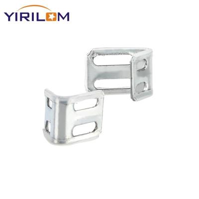 China Furniture Accessories Zigzag Spring Sofa Metal Clips 4 Holes Spring Clips for sale