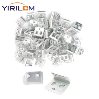 China 4 Holes Metal Spring Clips , Upholstery Clips For Furniture Spring Clips for sale