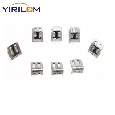 China Custom Iron Furniture 4-Hole Zigzag Spring Sofa Clips for sale