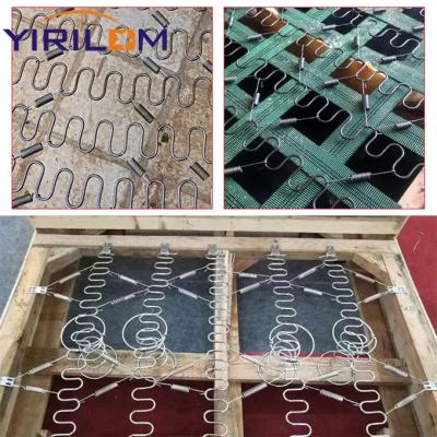 China Wholesale High Carbon Steel Spring Buckle Black Snap Furniture Hardware Sofa Spring Balance Hook for sale