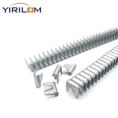 China Custom Mattress Frame Clip Staple M66 Steel Spring Clip Staple For Sofas Bed Frame U Clips Staples For Mattress for sale