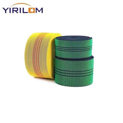 China Flexível e durável Venda por atacado Elastic Sofa Webbing Cinturão Polipropileno + Material de borracha à venda