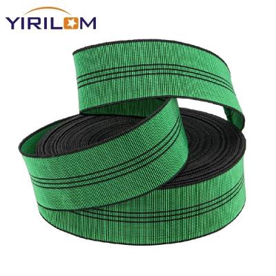 중국 50mm Width Polypropylene Latex Sofa Elastic For Upholstery Webbing Tape 판매용