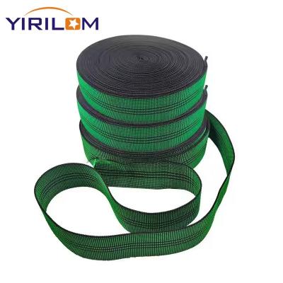 Cina 50mm Custom Strap Polyester Ribbon Sofa Elastic Belt Webbing per i mobili del divano accessori in vendita