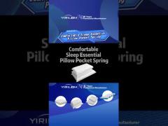 1.2mm Steel Wire Customized Size Pocket Spring For Pillow