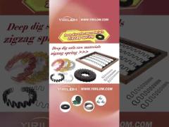 Custom High Carbon Steel 3.8mm 4kg/Roll Zigzag Spring Zig Zag Spring
