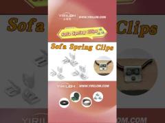 4-Hole Sofa Accessories Zigzag Spring Metal Clips for Furniture Hardware Accessories