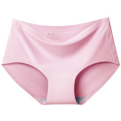 China QUICK DRY Seamless Women's Solid Color Women's Panties Trunk Hippie Underwear Briefs Seamless One Piece Bikini for sale