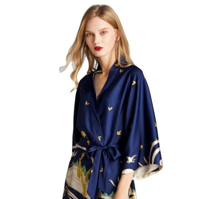 China QUICK DRY hot selling vintage nightgown female silk pajamas nightgowns good quality long satin for sale