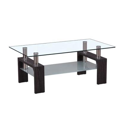 China High Quality Cheap Living Room Furniture Modern Glass Center Coffee Table Sets Coffee Tea Table Glass Top Center Table for sale