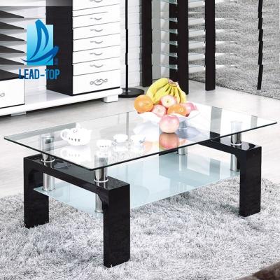 China Mirrored/Glass Black Acrylic Square (Height) Modern Design Dining Room Furniture Adjustable Cheap Coffee Table Centerpiece Table Sets for sale