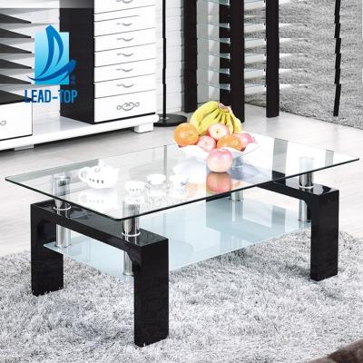 China Hot Selling Simple And Fashionable Classical Living Room Furniture Hot Selling Classic Style Coffee Tea Table Glass Top Center Table for sale