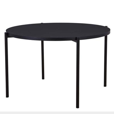 China Wholesale New Design High Quality Modern Minimalist Dining Table Center Table MDF Dining Round Diner Dining Table for sale