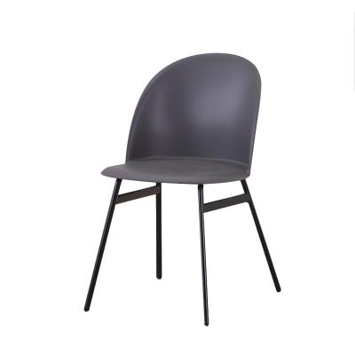 China New Model Seat Modern Plastic Metal Legs French Dining Chairs For Restaurant Modern Dining Chair for sale