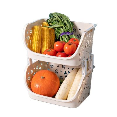 China Guaranteed Viable Quality Unique Kitchen Home Vegetable Storage Reeked Rack Shelf for sale