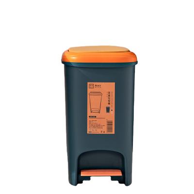 China 15 Liters Household Large Waste Plastic Plastic Square Bin Sustainable Household Outdoor for sale