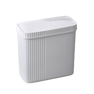 China Sustainable Trash Bin Kitchen Mini Trash Bin Plastic Bedroom Toilet Dedicated for sale