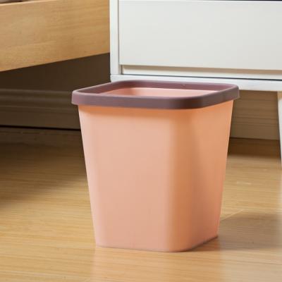 China Viable without lid thickening of the small rectangular trash can for sale