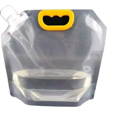 China 1.5-5 Liter Stand Pouch Recyclable With Foldable Spout Filling Machine Drinking Water Bag for sale