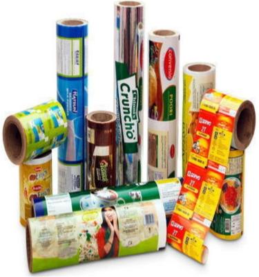 China Recyclable high quality food wrap metallized polyester opp film roll film plastic packaging film for sale