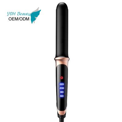 China Flat Temperature Adjustment Hotel Hair Straightener Curler Hair Curler Tourmaline Ceramic Iron Electric Straightening Iron for sale