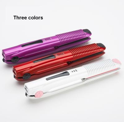 China Flat Straightener Outdoor Steam Hair Iron Four Speed ​​Temperature Adjustment Special For Titanium LED OEM Power Plug ODM for sale