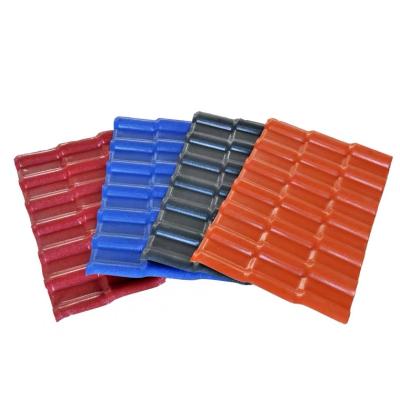 China 960mm House Waterproof Coating Material Build Building Material ASA Synthetic Resin Colored Roof Tile for sale