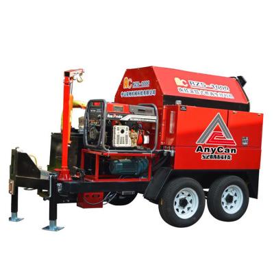 China Strong Power Heating Asphalt Recycler Pavement Repair Equipment Horizontal for sale