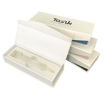 China TOSUN Recyclable Custom Book Shaped Magnetic Box 12g Whitening Skin Care Cosmetics Creams Packaging Paper Boxes for sale