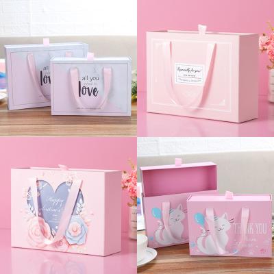 China TOSUN Recyclable Drawer Paper Box Custom Gift Logo Printed Packaging Boxes Jewelry Sliding Cosmetic Paper Packaging Box Skin Care Package for sale