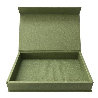 China TOSUN Recyclable Custom Paper Box With Logo Book Shape Gift Box Rigid Green Tea Packaging Boxes for sale