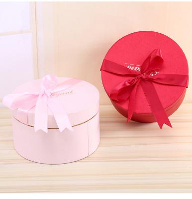 China Recyclable Custom Printed Color Madden Cylinder Small Cardboard Round Packaging Box Cosmetic Paper Gift Box With Lid Cardboard Recyclable for sale