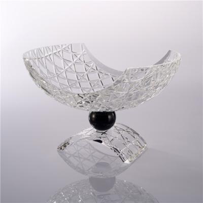 China Middle East Crystal Fruit Salad Bowls clear high quality wholesale for home decoration for sale