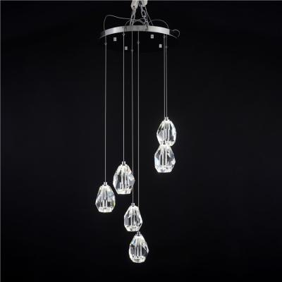 China Fashion Outlet Modern Pendant Light Crystal Chandelier For Family Hotel Decoration for sale