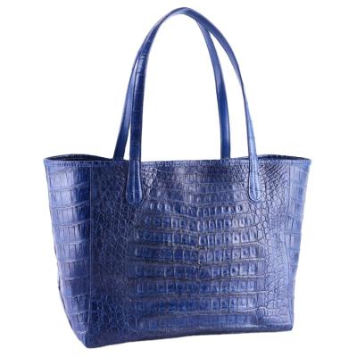 China NATIONAL Classic Crocodile Tote Bags Soft Leather Shopping Handbags Women for sale