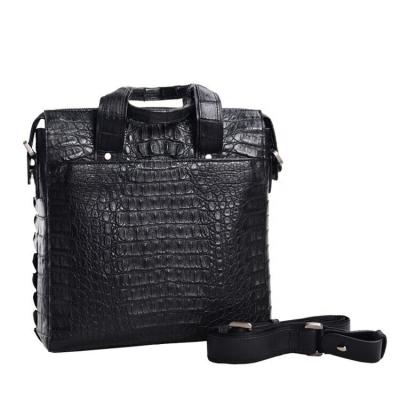 China ENGLAND STYLE men crocodile handmade messenger bag men cross body handbags satchels business exotic leather bags for sale for sale