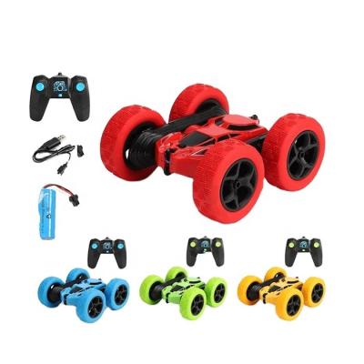 China With Light Remote Control LED 360 Side Stunt Dual RC Car Plays Casual Games For Indoor And Outdoor RC Stunt Car for sale