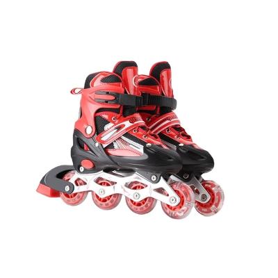 China PVC Kids Adjustable Inline Roller Skate Roller Blade Roller Flashing Sports for sale