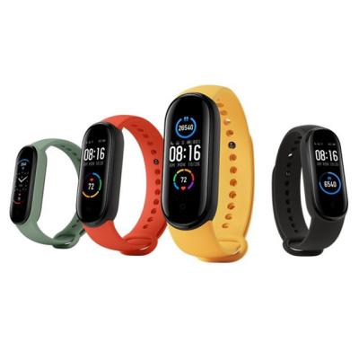 China MI Band 5 Rubber Strap For Xiaomi MI Band 5 NFC Global Silicone Strap Wristband Replacement TPU Original Watch Band for sale