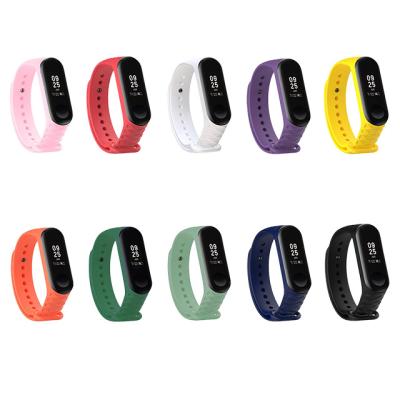 China Sports For MI Band 5 Strap Wristband 3D Design Miband Wristband For Xiaomi Band 5 Smart Silicone for sale