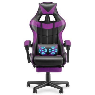 China Other High Quality Leather Office Chair , Adjustable Video Gaming Chairs , Swivel Racing Chair With Leg Rest for sale