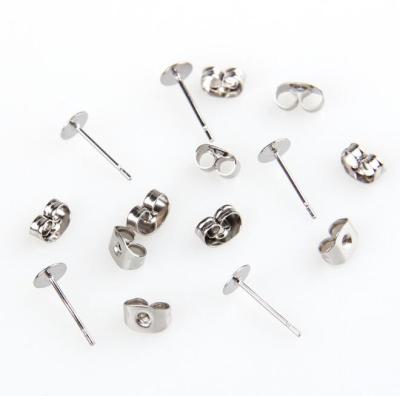 China Free Clutch Pin Back, Clutch Back Pin, Stud Nickel Butterfly Surgical Steel Earring for sale