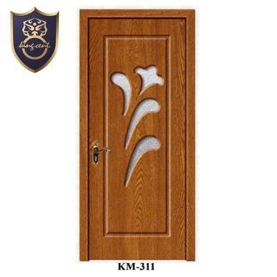 China Modern New Design Inside Wooden Door Bathroom Doors PVC for sale