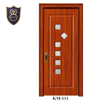 China Modern Kings Design PVC Wood Door Base Track Interior Door for sale